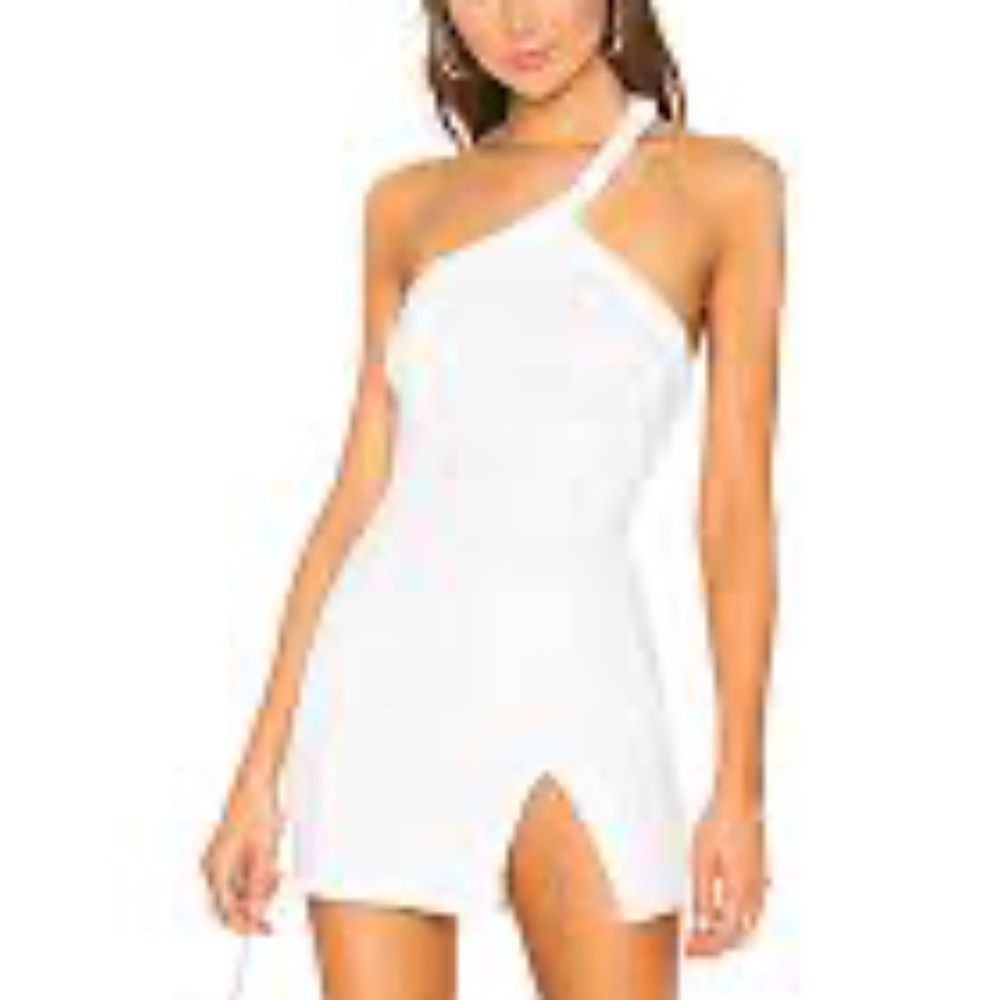 Superdown Cicely mini dress in white size M.